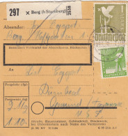 Paketkarte 1948: Berg B. Starnberg Nach Dürnbach Gmund - Storia Postale