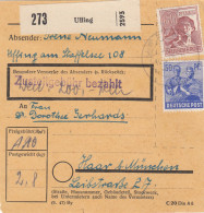 Paketkarte 1948: Uffing Nach Haar, Wertkarte 200 RM - Briefe U. Dokumente