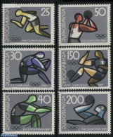 Yugoslavia 1964 Olympic Games Tokyo 6v, Mint NH, Sport - Athletics - Basketball - Football - Kayaks & Rowing - Olympic.. - Ungebraucht