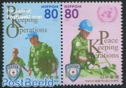 Japan 2012 Peace-keeping Operations 2v [:], Mint NH, History - United Nations - Ongebruikt