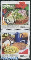 Mexico 2012 Food 2v [:], Joint Issue Brazil, Mint NH, Health - Various - Food & Drink - Joint Issues - Levensmiddelen
