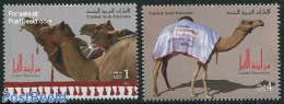 United Arab Emirates 2011 Camel Festival 2v, Mint NH, Nature - Animals (others & Mixed) - Camels - Altri & Non Classificati