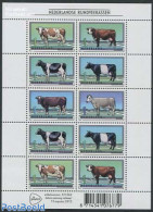 Netherlands 2012 Cows M/s, Mint NH, Nature - Animals (others & Mixed) - Cattle - Unused Stamps