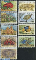 Barbados 1985 Definitives, Fish 9v, WM9 (without Year), Mint NH, Nature - Fish - Fische