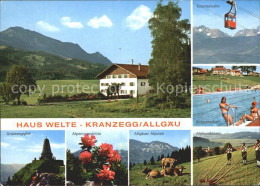 72238529 Kranzegg Haus Welte Gruentenbahn Schwimmbad Alphornblaeser Alpenrosenbl - Other & Unclassified