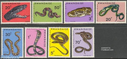 Rwanda 1967 Snakes 8v, Mint NH, Nature - Reptiles - Snakes - Otros & Sin Clasificación