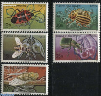 Türkiye 1982 Insects 5v, Mint NH, Nature - Insects - Sonstige & Ohne Zuordnung