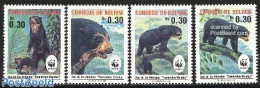 Bolivia 1991 WWF, Bears 4v, Mint NH, Nature - Bears - World Wildlife Fund (WWF) - Bolivia