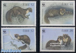 Ireland 1992 WWF, Marter 4v, Mint NH, Nature - Animals (others & Mixed) - World Wildlife Fund (WWF) - Nuevos