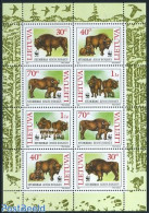 Lithuania 1996 WWF, M/s, Mint NH, Nature - Cattle - World Wildlife Fund (WWF) - Litouwen