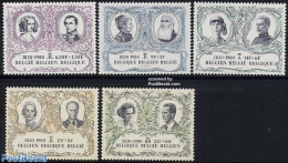Belgium 1980 150 Years Independence 5v, Mint NH, History - History - Kings & Queens (Royalty) - Ongebruikt
