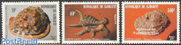 Djibouti 1979 Shells 3v, Mint NH, Nature - Shells & Crustaceans - Mundo Aquatico