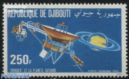 Djibouti 1980 Voyager 1, Saturn 1v, Mint NH, Science - Transport - Astronomy - Space Exploration - Astrología