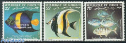 Djibouti 1981 Aquarium 3v, Mint NH, Nature - Fish - Peces