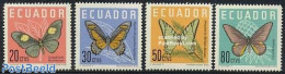 Ecuador 1961 Butterflies 4v, Mint NH, Nature - Butterflies - Equateur