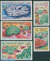 French Somalia 1963 Corals 5v, Unused (hinged), Nature - Fish - Fische