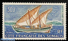 French Somalia 1965 Ships 1v, Mint NH, Transport - Ships And Boats - Schiffe