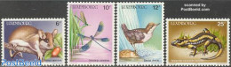 Luxemburg 1987 European Nature Conservation 4v, Mint NH, History - Nature - Europa Hang-on Issues - Animals (others & .. - Unused Stamps