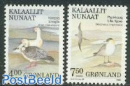 Greenland 1990 Birds 2v, Mint NH, Nature - Birds - Ongebruikt