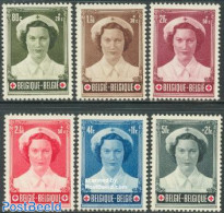 Belgium 1953 Red Cross 6v, Mint NH, Health - History - Red Cross - Kings & Queens (Royalty) - Ongebruikt