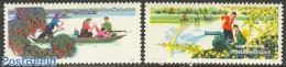 China People’s Republic 1978 Army & People 2v, Mint NH, History - Transport - Militarism - Ships And Boats - Unused Stamps