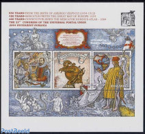 Romania 2004 European Events 3v M/s, Mint NH, History - Transport - Various - Europa Hang-on Issues - Explorers - U.P... - Ungebraucht