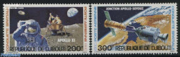 Djibouti 1980 Space Exploration 2v, Mint NH, Transport - Space Exploration - Dschibuti (1977-...)