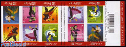 Belgium 2006 Dancing 2x5v On Foil Booklet, Mint NH, Performance Art - Dance & Ballet - Stamp Booklets - Unused Stamps