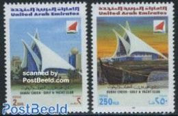 United Arab Emirates 1993 Dubai Golf & Yacht Club 2v, Mint NH, Sport - Golf - Sailing - Golf