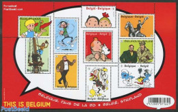 Belgium 2012 This Is Belgium, Comics M/s, Mint NH, Nature - Transport - Dogs - Horses - Parrots - Ships And Boats - Ar.. - Unused Stamps