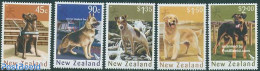 New Zealand 2006 Year Of The Dog 5v, Mint NH, Health - Nature - Transport - Various - Disabled Persons - Dogs - Automo.. - Ongebruikt