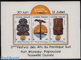 French Polynesia 1980 Art Festival S/s, Mint NH, Art - Art & Antique Objects - Unused Stamps