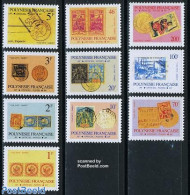 French Polynesia 1993 On Service, Postal History 10v, Mint NH, Stamps On Stamps - Otros & Sin Clasificación