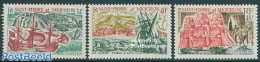 Saint Pierre And Miquelon 1969 Ships 3v, Mint NH, Transport - Ships And Boats - Bateaux