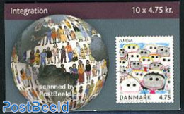 Denmark 2006 Europa, Integration Booklet, Mint NH, History - Europa (cept) - Stamp Booklets - Art - Children Drawings - Ongebruikt