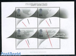 Great Britain 2000 Stamp Show, Timekeeper S/s, Mint NH, Various - Maps - Art - Clocks - Otros & Sin Clasificación