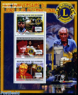 Guinea, Republic 2007 Lions Club 3v M/s, Mint NH, Various - Lions Club - Rotary, Lions Club