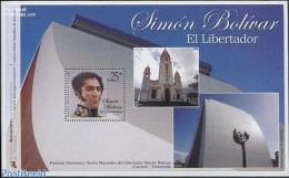 Venezuela 2012 Simon Bolivar S/s, Mint NH, Religion - Churches, Temples, Mosques, Synagogues - Kirchen U. Kathedralen