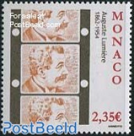 Monaco 2012 Alfred Lumiere 1v, Mint NH, Performance Art - Science - Film - Inventors - Unused Stamps