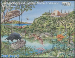 New Caledonia 2012 Zoologic Park Michel Corbasson S/s, Mint NH, Nature - Animals (others & Mixed) - Birds - Reptiles - Ungebraucht