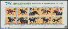 Japan 2012 150 Years Horseracing In Japan 10v M/s, Mint NH, Nature - Sport - Horses - Sport (other And Mixed) - Ungebraucht