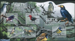 Solomon Islands 2012 Birds 5v M/s, Mint NH, Nature - Birds - Islas Salomón (1978-...)