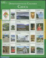 Colombia 2012 Cauca District 12v M/s, Mint NH, History - Nature - Sport - Coat Of Arms - Horses - Sea Mammals - Mounta.. - Arrampicata