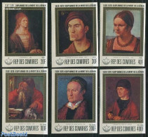 Comoros 1978 Albrecht Durer 6v, Imperforated, Mint NH, Paintings - Isole Comore (1975-...)