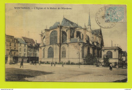 45 MONTARGIS Eglise Et Statue De Mirabeau Attelage Ameublement Pharmacie VOIR DOS - Montargis