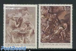 Liechtenstein 2012 Relief Art 2v, Mint NH, Religion - Angels - Religion - Art - Sculpture - Unused Stamps