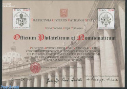 Vatican 2012 Restoration Of Colonna S/s, Mint NH - Ungebraucht