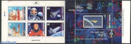 Marshall Islands 1998 John Glenn 7v In Booklet, Mint NH, Transport - Stamp Booklets - Space Exploration - Unclassified