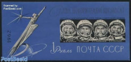 Russia, Soviet Union 1962 Cosmonauts Imperforated S/s, Mint NH, Transport - Space Exploration - Unused Stamps