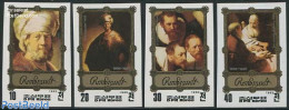 Korea, North 1983 Rembrandt Paintings 4v, Imperforated, Mint NH, Art - Paintings - Rembrandt - Corée Du Nord